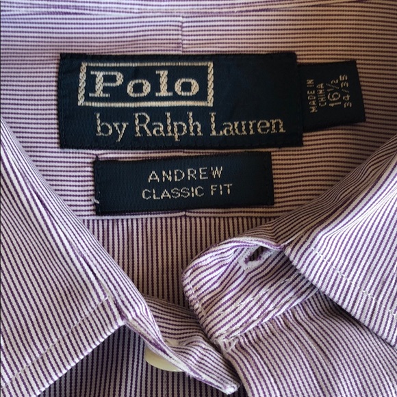 Polo Ralph Lauren lavender button down - Picture 4 of 6
